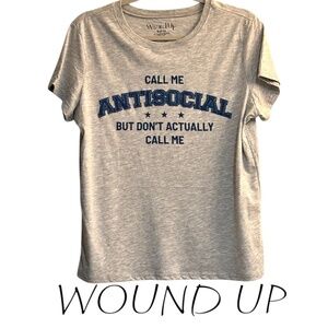 NWT Light Grey Graphic Tee